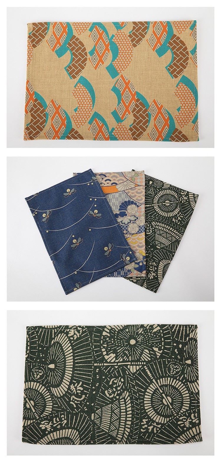 Print Decorative Cotton Dinner Placemat-4 Print Decorative Cotton Dinner Placemat-4