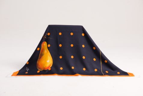 बड़े वर्ग 100% रेशम दुपट्टा