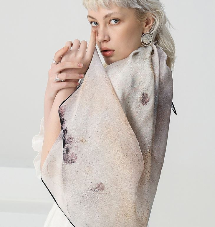 Hand Painted Silk Scarf